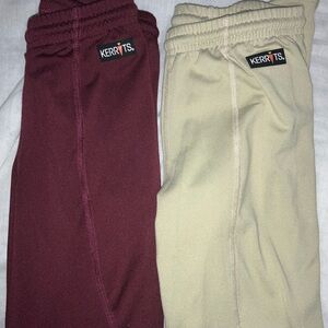 Kerrits 2 pair Patch Performance Tights Pants Youth Medium Riding Equestrian